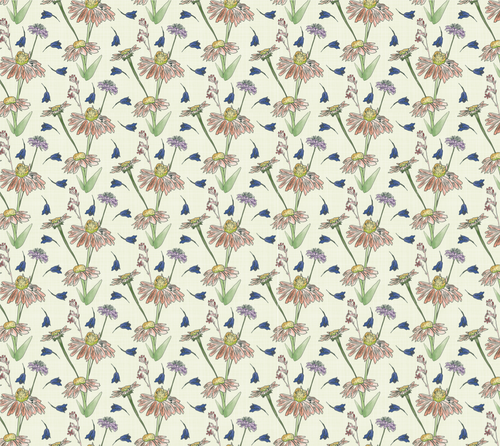Vintage Blooms Organic Cotton Fabric